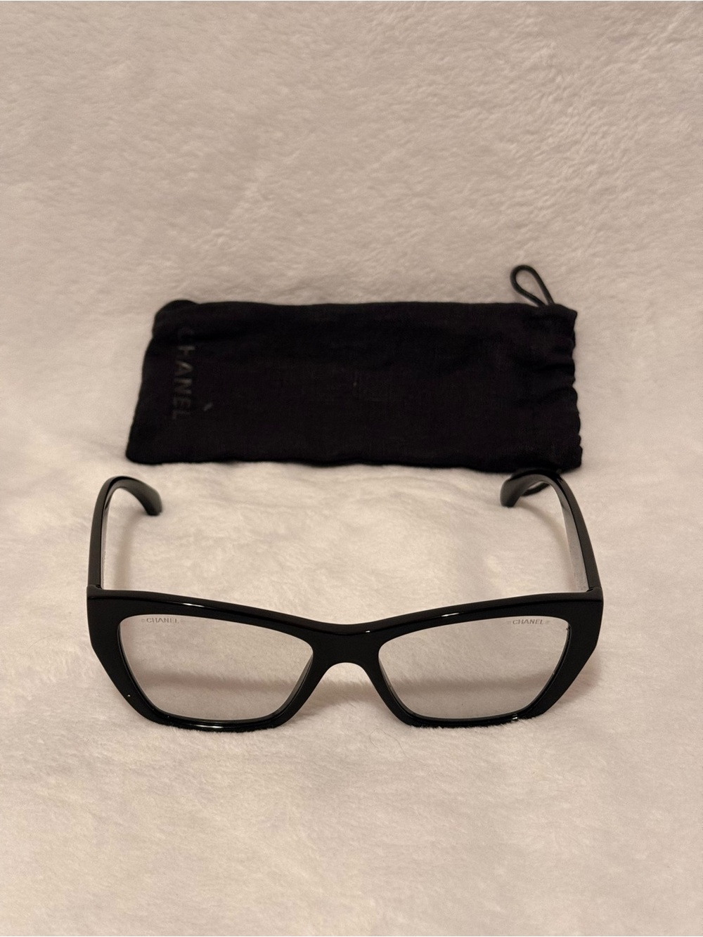 Chanel 3474S (C501) Black Cat-Eye Eyeglasses - Picture 11 of 15